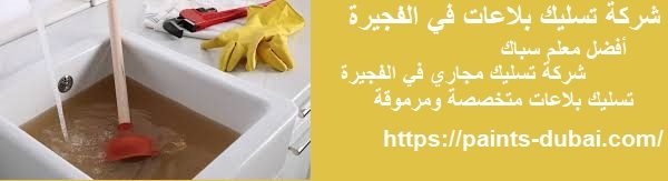 شركة تسليك بلاعات في الفجيرة